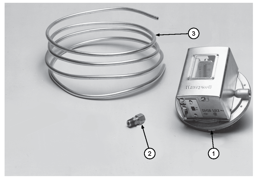 LGB-14 Gas Pressure Switch / Accessory Parts Drawing